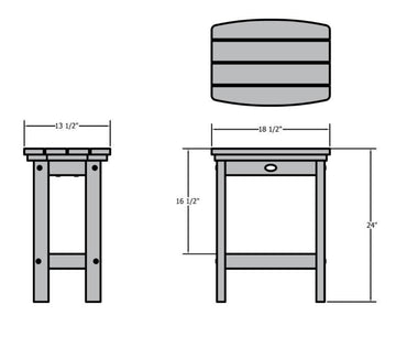 Refurbished Lehigh Counter Height Stool Highwood USA