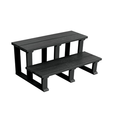 Hot Tub Spa Two Tier Steps 32 Inch Highwood USA Black