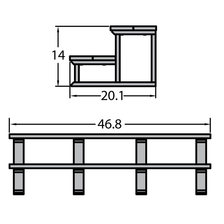 Refurbished Hot Tub Spa Two Tier Steps 48 Inch Highwood USA