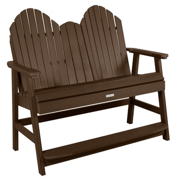 Hamilton 4ft Counter Height Bench Bench Highwood USA Weathered Acorn 