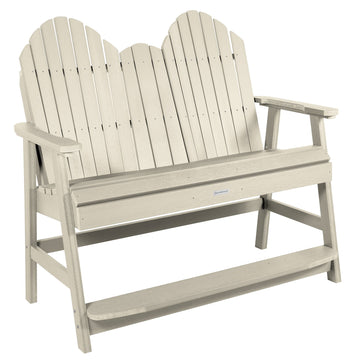 Hamilton 4ft Counter Height Bench Bench Highwood USA Whitewash 