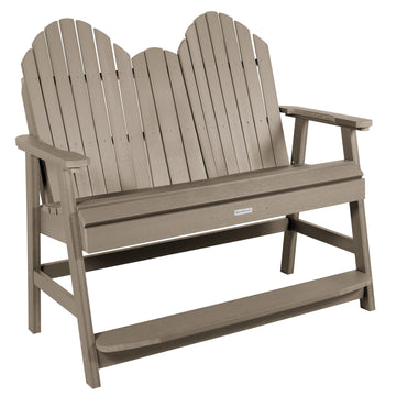 Hamilton 4ft Counter Height Bench Bench Highwood USA Woodland Brown 