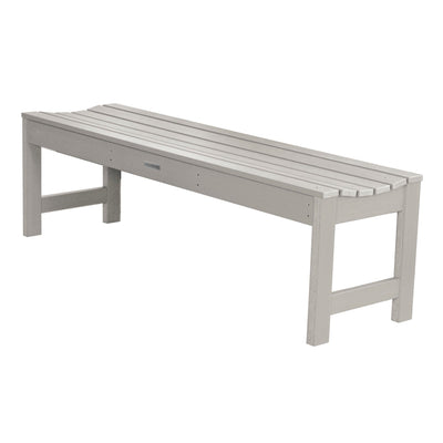 Lehigh Picnic Bench - 5ft Bench Highwood USA Harbor Gray 