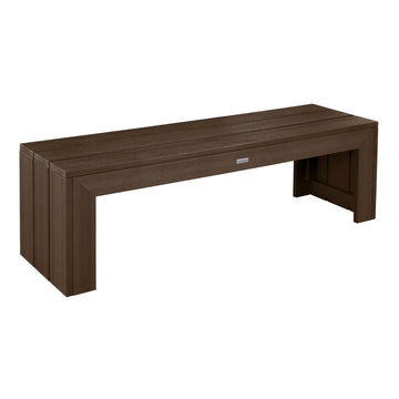 Monroe Modern Bench Bench Highwood USA Weathered Acorn 