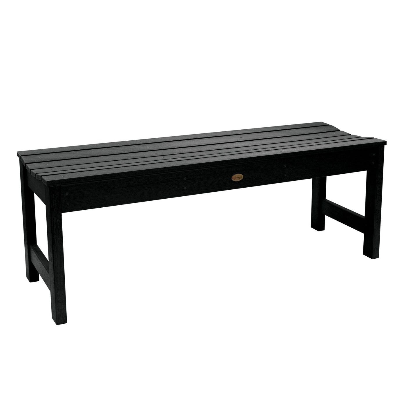 Refurbished Lehigh Picnic Bench - 4ft Bench Highwood USA Black 