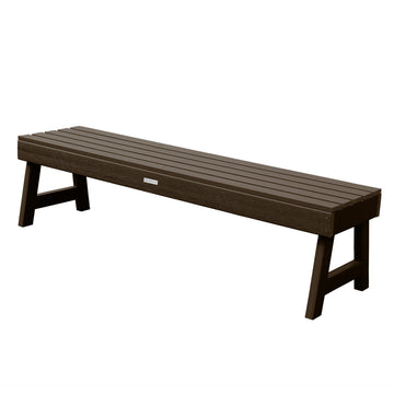 Weatherly Picnic Backless Bench - 5ft Bench Highwood USA Weathered Acorn 