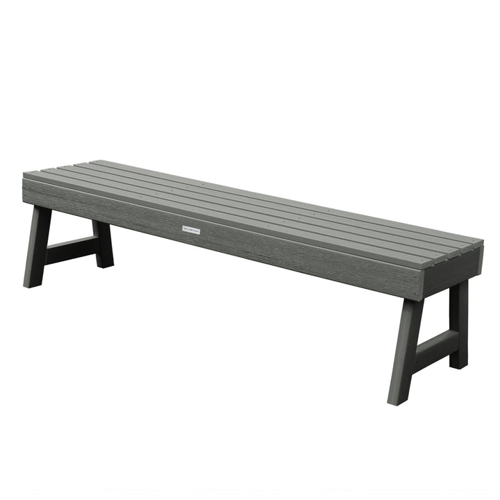 Weatherly Picnic Backless Bench - 5ft Bench Highwood USA Coastal Teak 