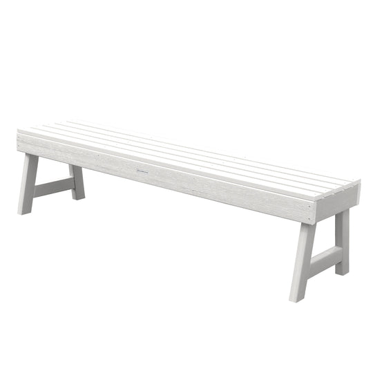 Weatherly Picnic Backless Bench - 5ft Bench Highwood USA White 