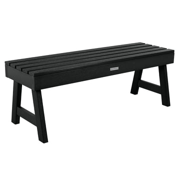 Weatherly Picnic Backless Bench - 4ft Bench Highwood USA Black 