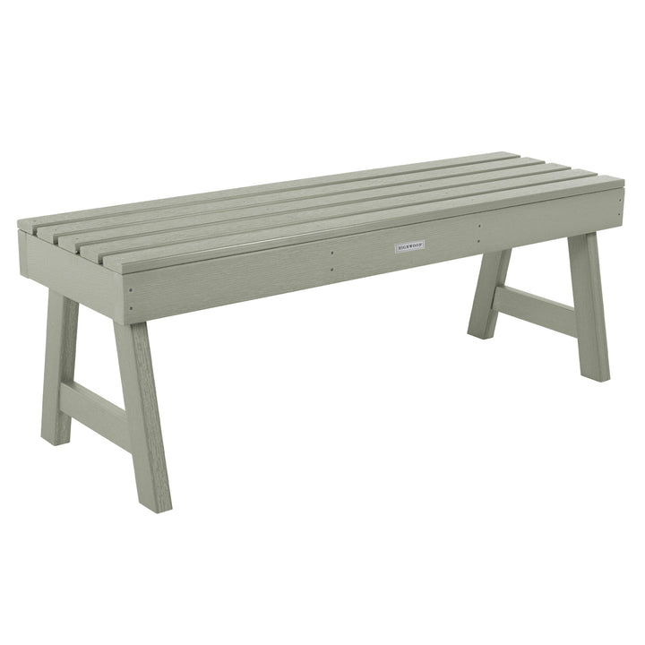 Weatherly Picnic Backless Bench - 4ft Bench Highwood USA Eucalyptus 