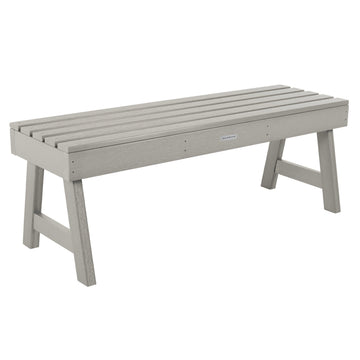 Weatherly Picnic Backless Bench - 4ft Bench Highwood USA Harbor Gray 