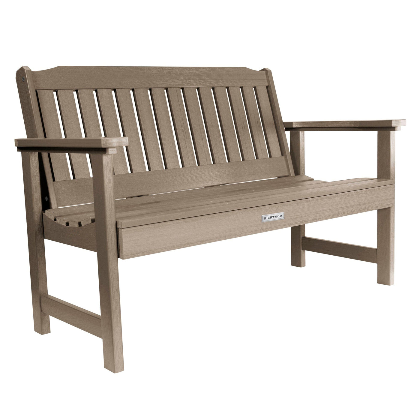 Lehigh Garden Bench - 4ft Bench Highwood USA Woodland Brown 