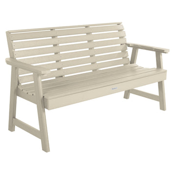 Weatherly Garden Bench - 5ft Bench Highwood USA Whitewash 