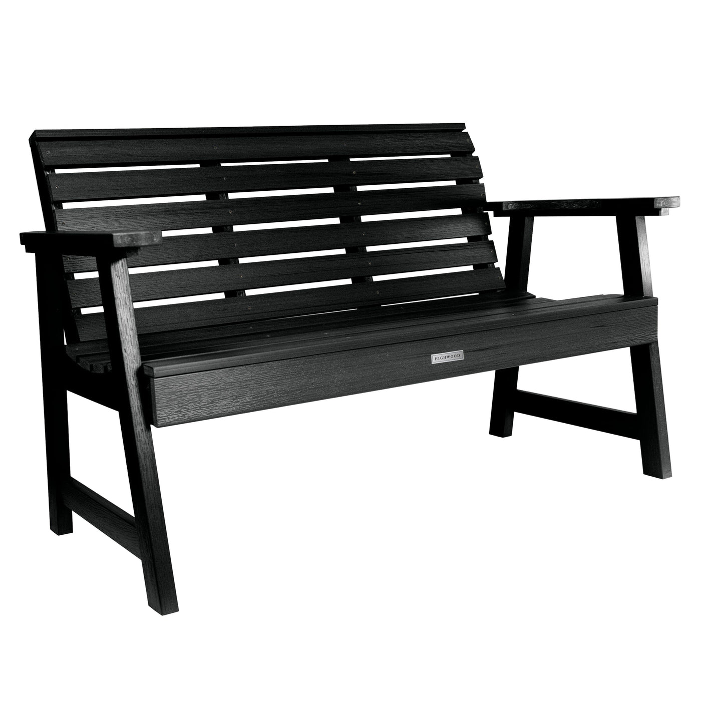 Weatherly Garden Bench - 4ft Bench Highwood USA Black 