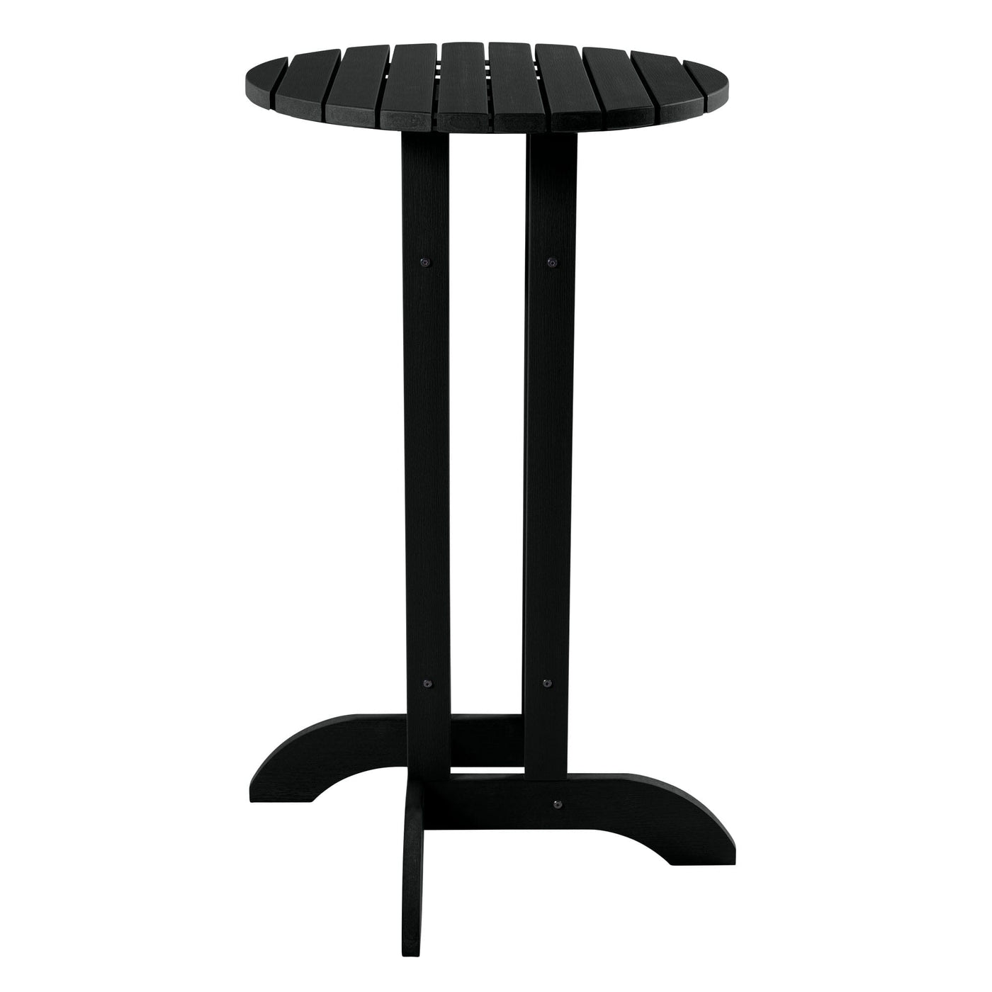 Round 24" Diameter Bistro Table - Bar Height Highwood USA Black 