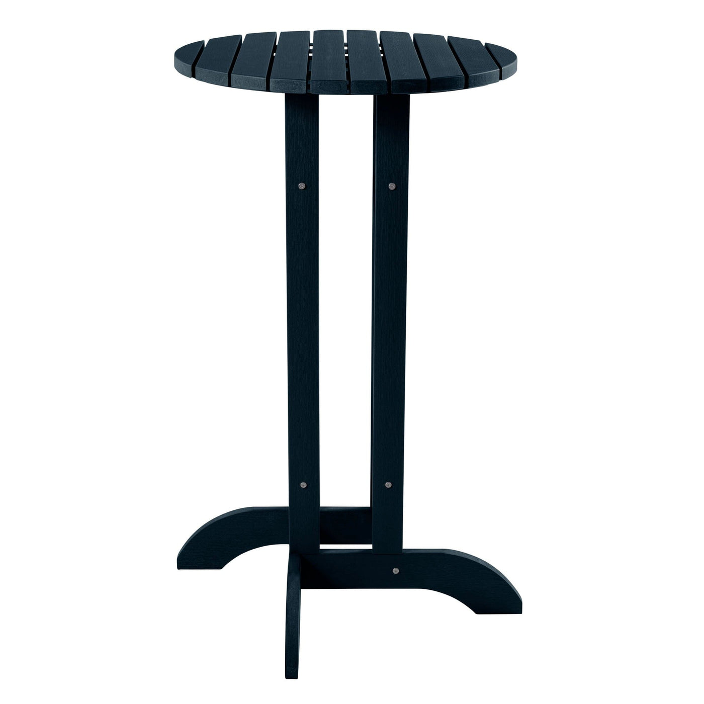 Round 24" Diameter Bistro Table - Bar Height Highwood USA Federal Blue 