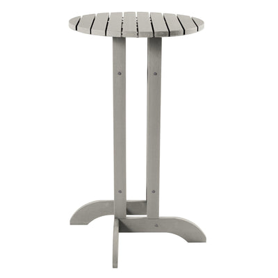 Round 24" Diameter Bistro Table - Bar Height Highwood USA Harbor Gray 