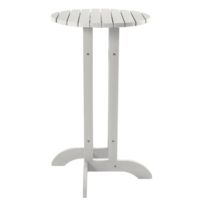 Round 24" Diameter Bistro Table - Bar Height Highwood USA White 