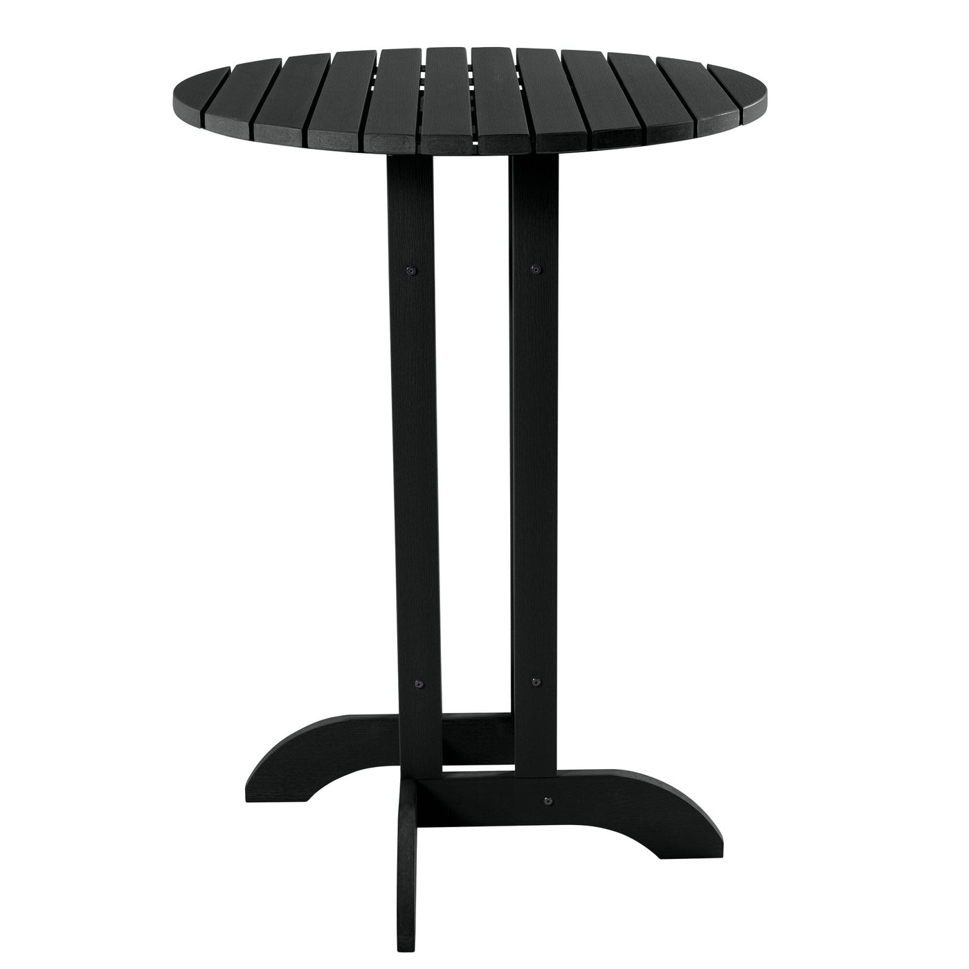 Round 30" Diameter Bistro Table - Bar Height Highwood USA Black 