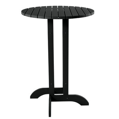 Round 30" Diameter Bistro Table - Bar Height Highwood USA Black 