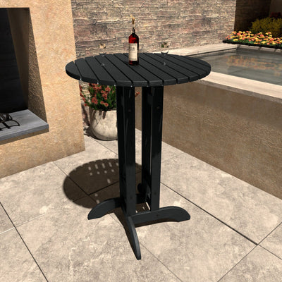 Round 30" Diameter Bistro Table - Bar Height Highwood USA 