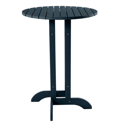 Round 30" Diameter Bistro Table - Bar Height Highwood USA Federal Blue 