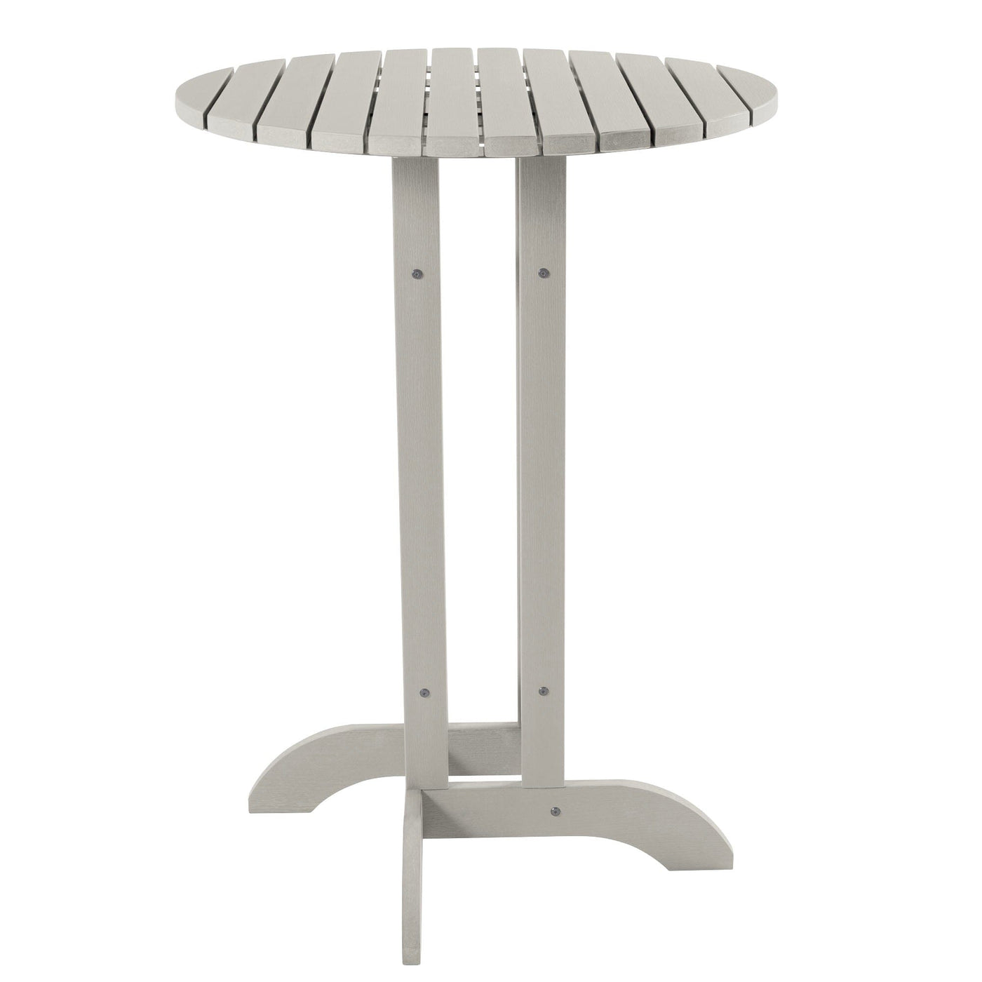 Round 30" Diameter Bistro Table - Bar Height Highwood USA Harbor Gray 