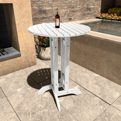 Round 30" Diameter Bistro Table - Bar Height Highwood USA 