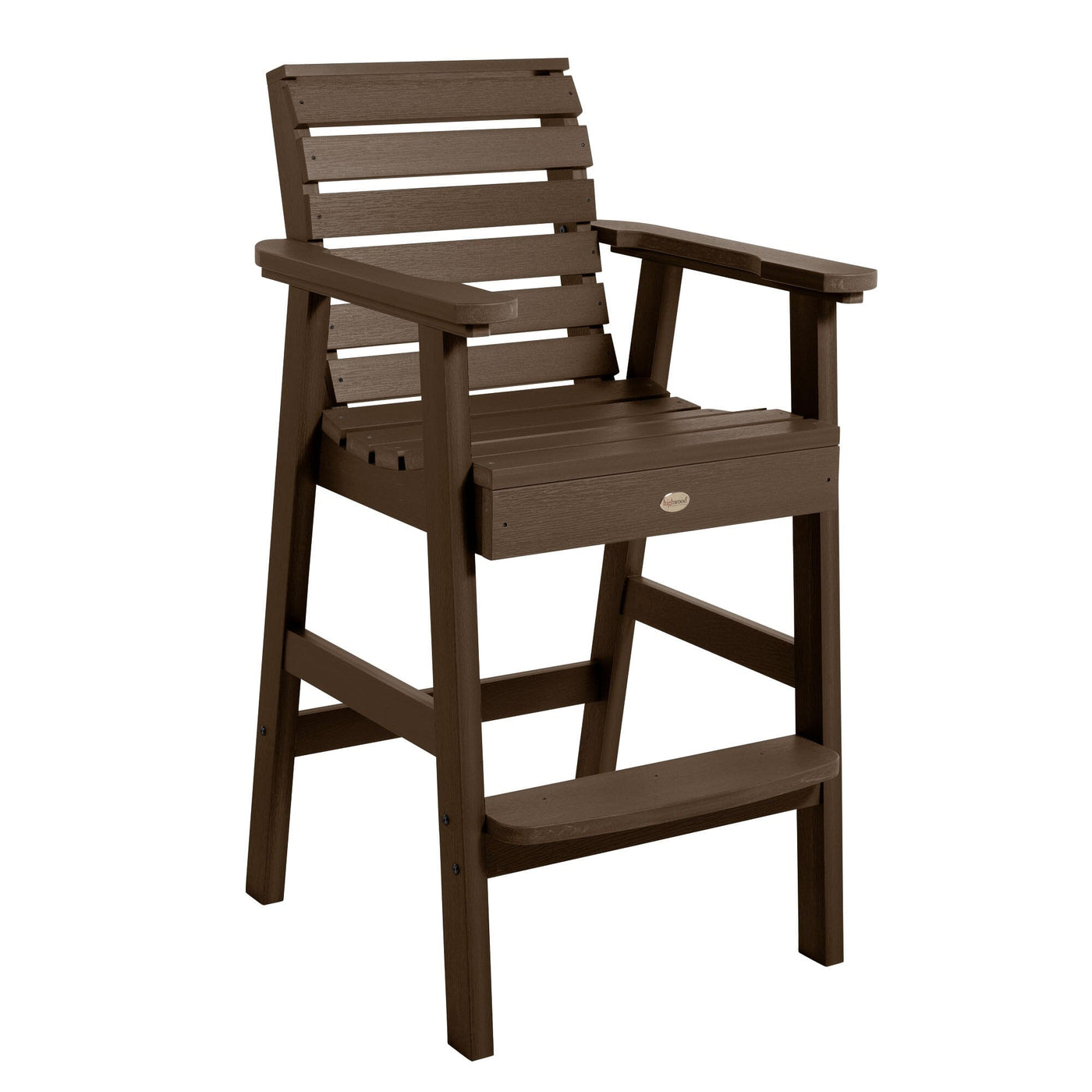 Weatherly Bar Height Chair in Weathered Acorn