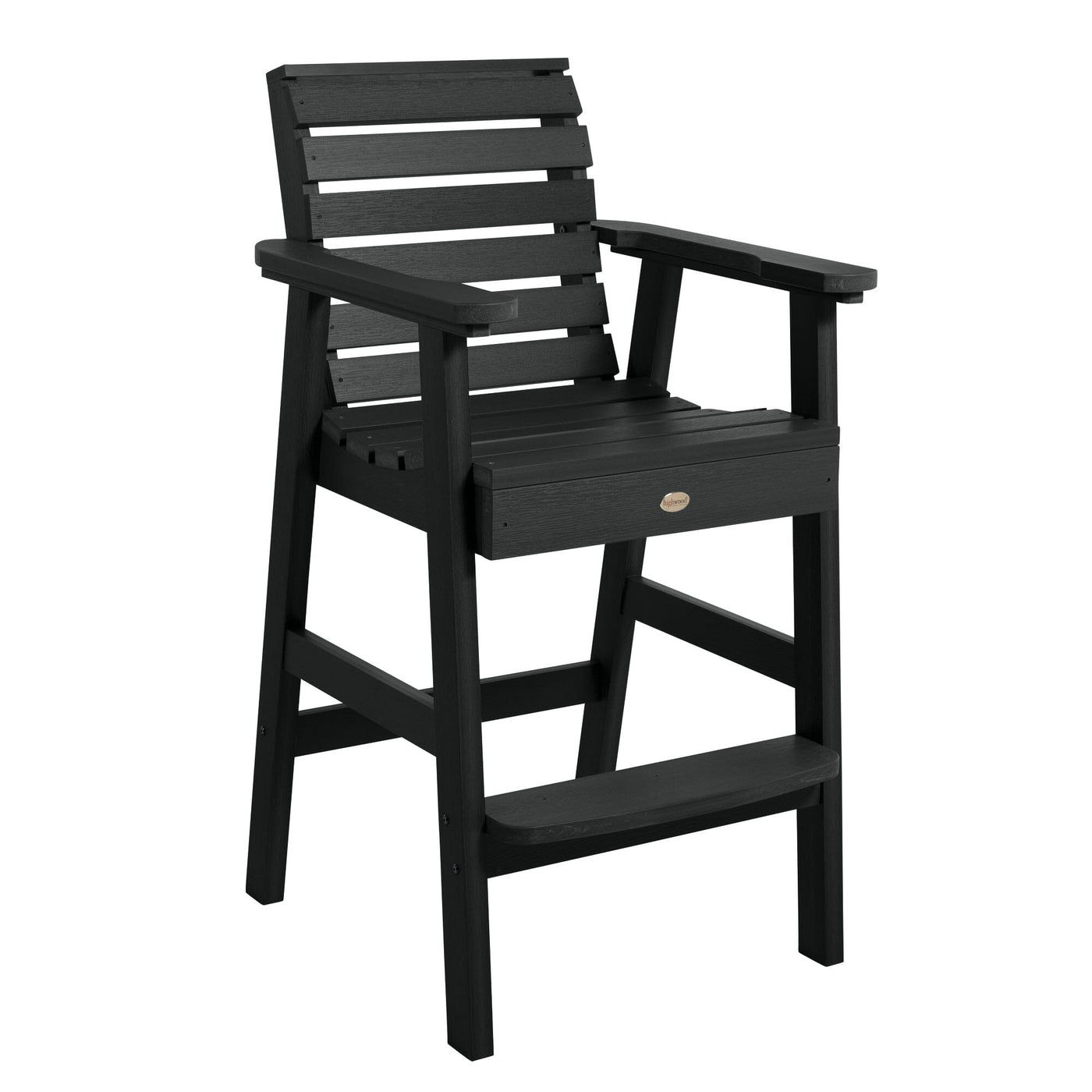 Weatherly Bar Height Chair in Black
