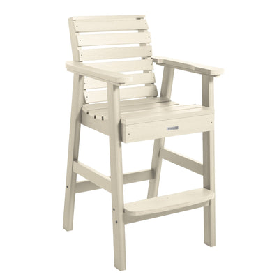 Weatherly Armchair - Bar Height Dining Highwood USA Whitewash 