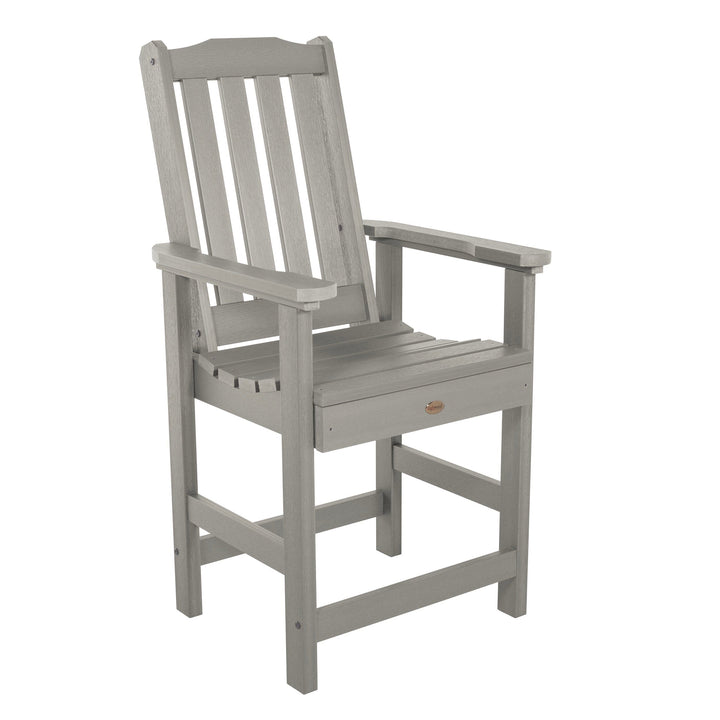 Refurbished Lehigh Counter Height Armchair Dining Highwood USA Harbor Gray 