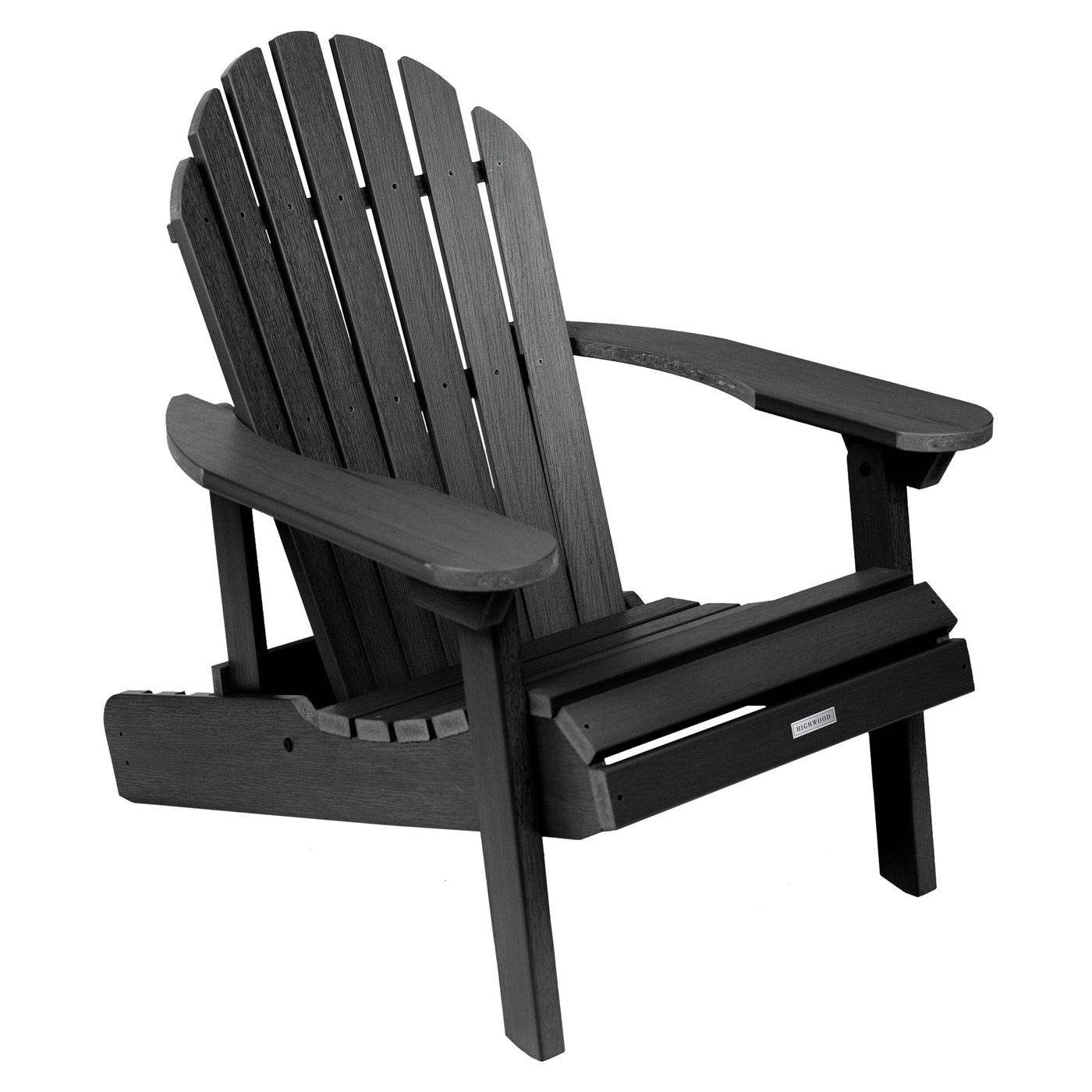 Hamilton Folding & Reclining Adirondack Chair Adirondack Chairs Highwood USA Black 