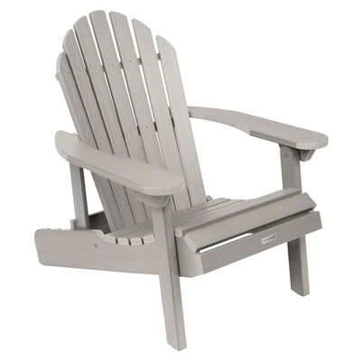 Hamilton Folding & Reclining Adirondack Chair Adirondack Chairs Highwood USA Harbor Gray 