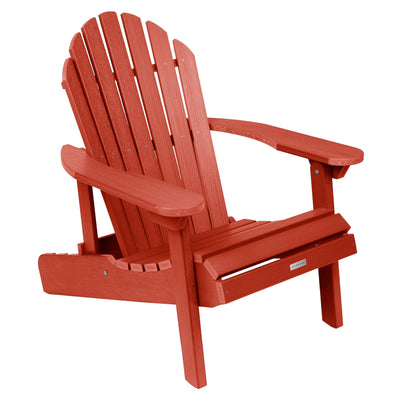 Hamilton Folding & Reclining Adirondack Chair Adirondack Chairs Highwood USA Rustic Red 
