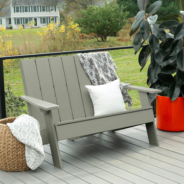 Italica Modern Double Wide Adirondack Chair Adirondack Chairs Highwood USA 