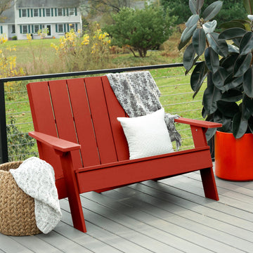 Italica Modern Double Wide Adirondack Chair Adirondack Chairs Highwood USA 