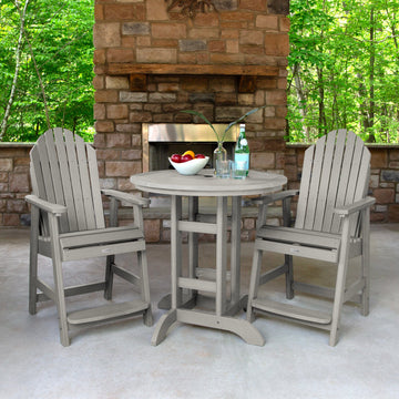 Hamilton 3pc 36in Round Dining Set - Counter Height Dining Highwood USA 