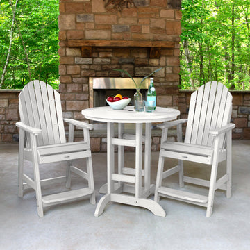 Hamilton 3pc 36in Round Dining Set - Counter Height Dining Highwood USA 