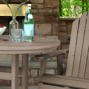 Hamilton 3pc 36in Round Dining Set - Counter Height Dining Highwood USA 