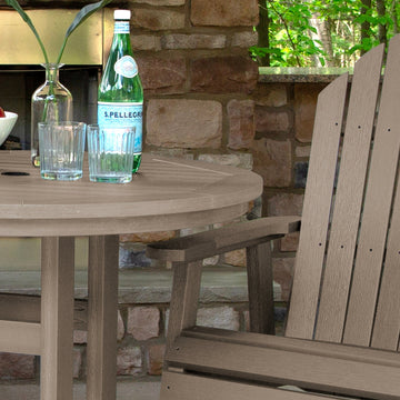 Hamilton 3pc 36in Round Dining Set - Dining Height Dining Highwood USA 