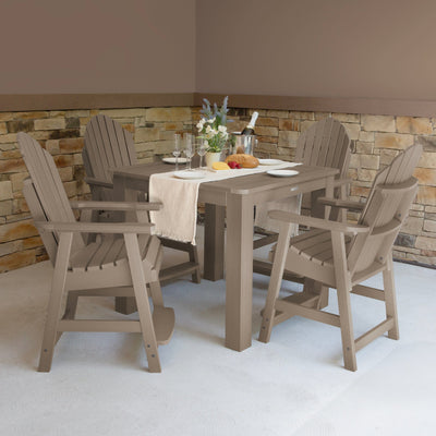 Hamilton 5pc Square Dining Set 42in x 42in - Counter Height Dining Highwood USA 