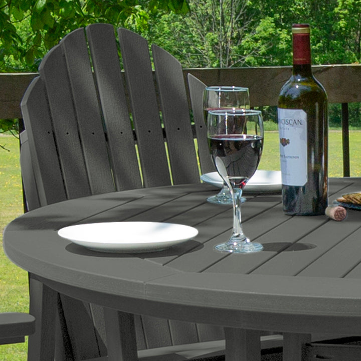 Hamilton 5pc 48in Round Dining Set - Counter Height Dining Highwood USA 