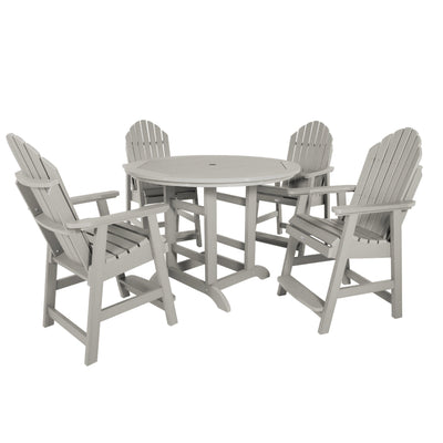 Hamilton 5pc 48in Round Dining Set - Counter Height Dining Highwood USA Harbor Gray 