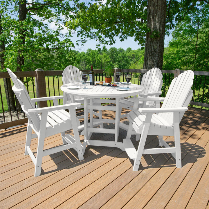Hamilton 5pc 48in Round Dining Set - Counter Height Dining Highwood USA 