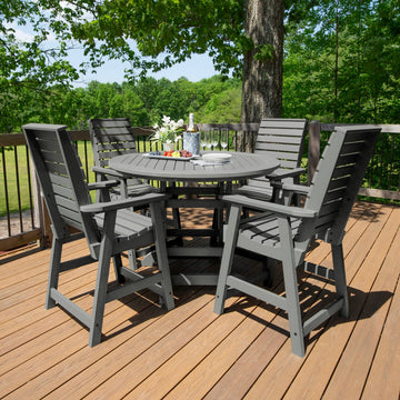 Weatherly 5pc 48in Round Dining Set - Counter Height Dining Highwood USA 