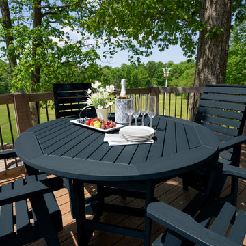 Weatherly 5pc 48in Round Dining Set - Counter Height Dining Highwood USA 