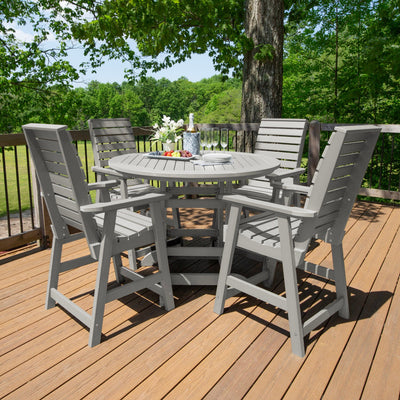 Weatherly 5pc 48in Round Dining Set - Counter Height Dining Highwood USA 