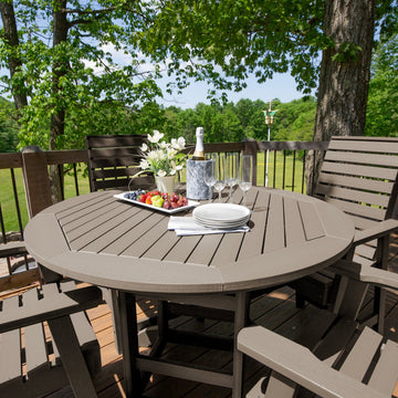Weatherly 5pc 48in Round Dining Set - Counter Height Dining Highwood USA 