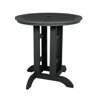 Round 36in Diameter Dining Table - Counter Height Dining Highwood USA Black 